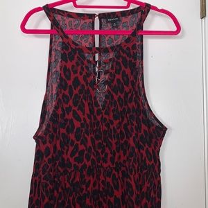Torrid Cheetah Red Dress